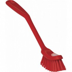 Brosse à vaisselle Vikan, 290 mm, Medium, Rouge - ref:42874