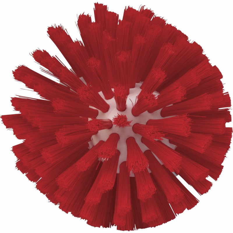 Brosse cylindrique Vikan, Ø175 mm, Medium, Rouge - ref:53801754