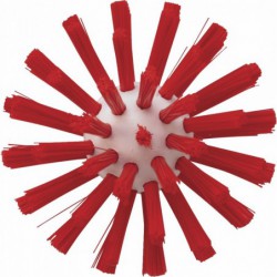 Brosse cylindrique Vikan, Ø77 mm, Medium, Rouge - ref:5380774