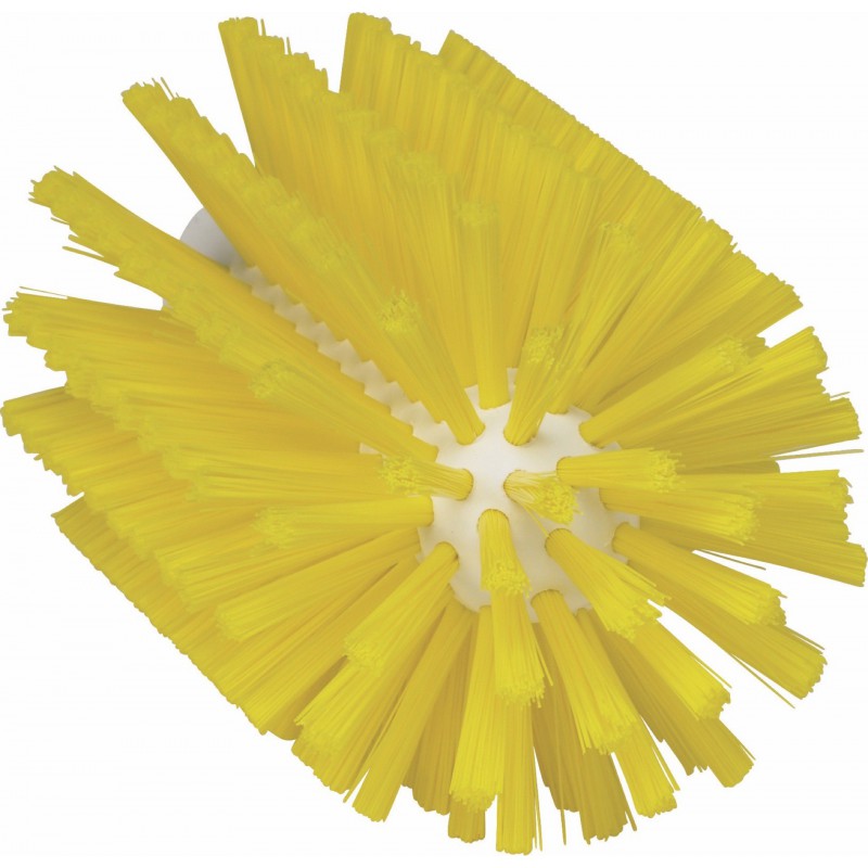 Brosse cylindrique Vikan, Ø90 mm, Medium, Jaune - ref:5380906