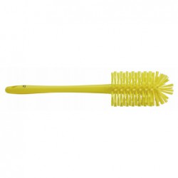 Brosse cylindrique, avec manche moulé Vikan, Ø90 mm, Medium/dur, Jaune - ref:5381906