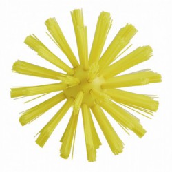 Brosse cylindrique, avec manche moulé Vikan, Ø90 mm, Medium/dur, Jaune - ref:5381906