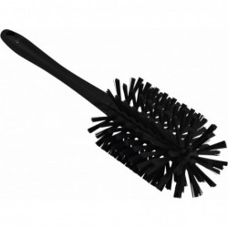 Brosse cylindrique, avec manche moulé Vikan, Ø90 mm, Medium/dur, Noir - ref:5381909