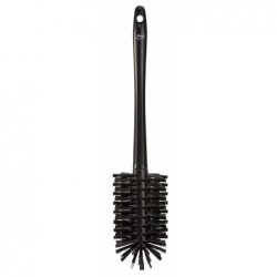 Brosse cylindrique, avec manche moulé Vikan, Ø90 mm, Medium/dur, Noir - ref:5381909