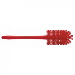 Brosse cylindrique, avec manche moulé Vikan, Ø90 mm, Medium/dur, Rouge - ref:5381904