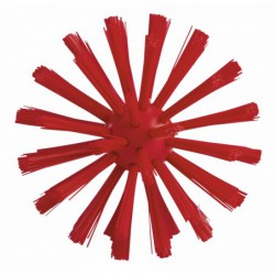 Brosse cylindrique, avec manche moulé Vikan, Ø90 mm, Medium/dur, Rouge - ref:5381904