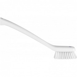 Brosse de Nettoyage Fine à Manche Long Vikan, 420 mm, Dur, Blanc - ref:41855