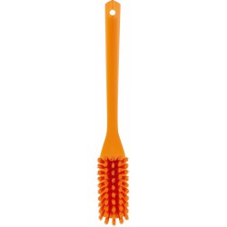 Brosse de Nettoyage Fine à Manche Long Vikan, 420 mm, Dur, Orange - ref:41857