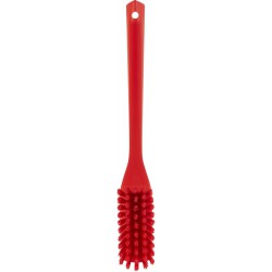 Brosse de Nettoyage Fine à Manche Long Vikan, 420 mm, Dur, Rouge - ref:41854