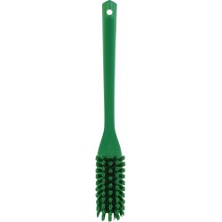 Brosse de Nettoyage Fine à Manche Long Vikan, 420 mm, Dur, Vert - ref:41852