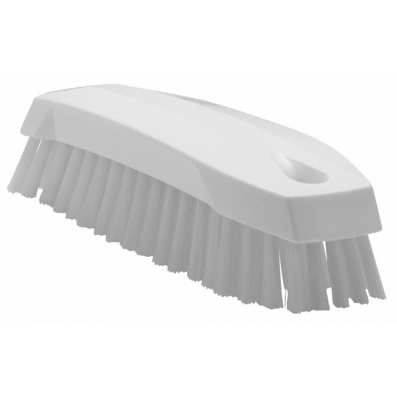 Brosse papillon à main M Vikan, 165 mm, Medium, Blanc - ref:35875