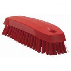 Brosse papillon à main M Vikan, 165 mm, Medium, Rouge - ref:35874