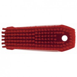 Brosse papillon à main M Vikan, 165 mm, Medium, Rouge - ref:35874