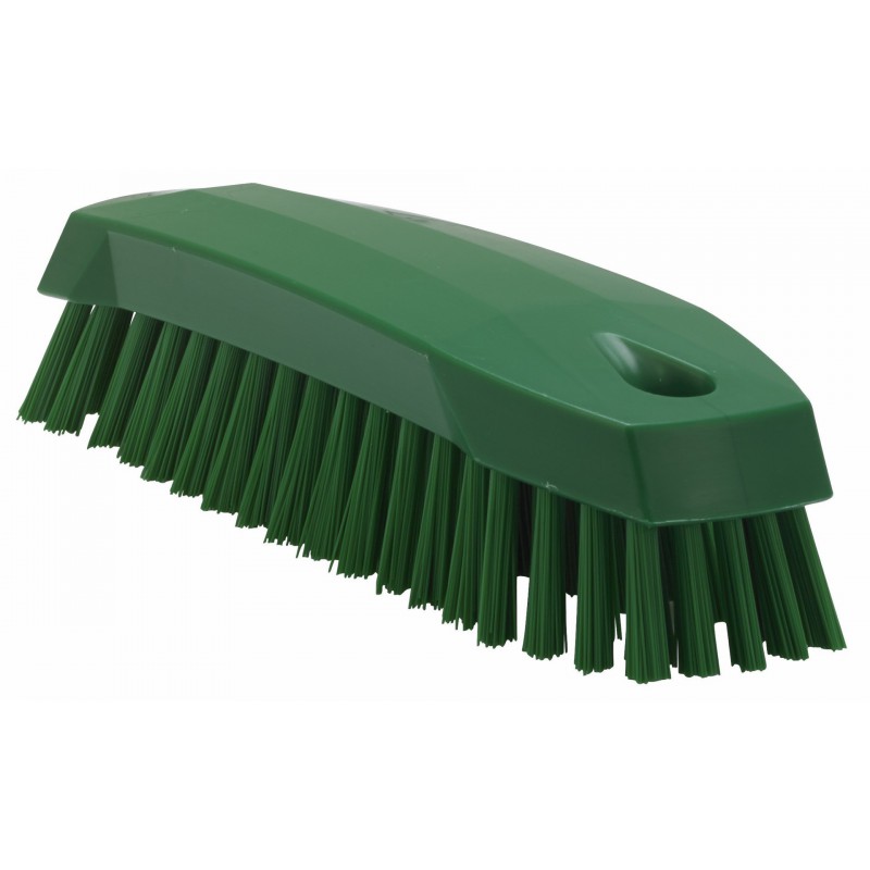 Brosse papillon à main M Vikan, 165 mm, Medium, Vert - ref:35872