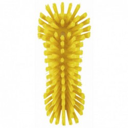 Brosse papillon à main XL Vikan, 240 mm, Très dur, Jaune - ref:38926