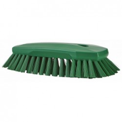 Brosse papillon à main XL Vikan, 240 mm, Très dur, Vert - ref:38922