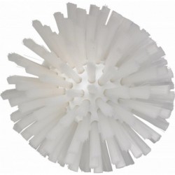 Brosse ronde à pas de vis Vikan, Ø135 mm, Medium, Blanc - ref:70355