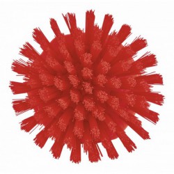 Brosse ronde soleil Vikan, Ø110 mm, Dur, Rouge - ref:38854