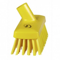 Brosse Sol/Mur compacte Vikan, 225 mm, Dur, Jaune - ref:70426