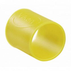 Collier coloré en caoutchouc x 5 Vikan, Ø26 mm, Jaune - ref:98016