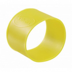 Collier coloré en caoutchouc x 5 Vikan, Ø40 mm, Jaune - ref:98026