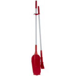 !!! FIN DE STOCK !!! Kit pelle balai Vikan, 370 mm, Rouge - ref:56614