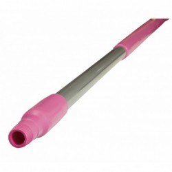 Manche aluminium Vikan, Ø31 mm, 1310 mm, Rose - ref:29351