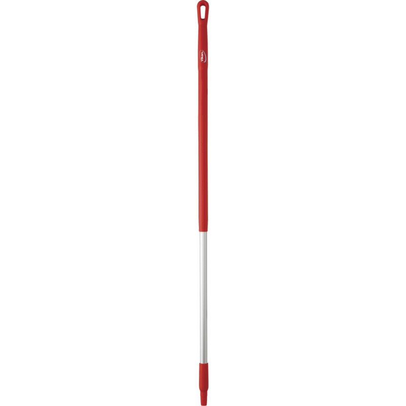 Manche aluminium Vikan, Ø31 mm, 1310 mm, Rouge - ref:29354