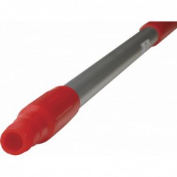 Manche aluminium Vikan, Ø31 mm, 1310 mm, Rouge - ref:29354