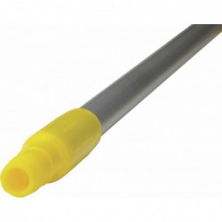 Manche aluminium Vikan, Ø31 mm, 1510 mm, Jaune - ref:29376