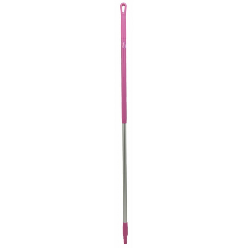 Manche aluminium Vikan, Ø31 mm, 1510 mm, Rose - ref:29371