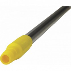 Manche en acier inoxydable Vikan, Ø31 mm, 1510 mm, Jaune - ref:29396