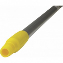 Manche en aluminium Vikan, Ø25 mm, 1260 mm, Jaune - ref:29586