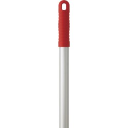 Manche en aluminium Vikan, Ø25 mm, 1260 mm, Rouge - ref:29584