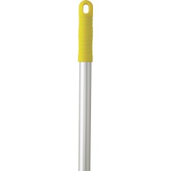 Manche en aluminium Vikan, Ø25 mm, 1460 mm, Jaune - ref:29596