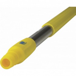 Manche inox Vikan, Ø31 mm, 1025 mm, Jaune - ref:29836