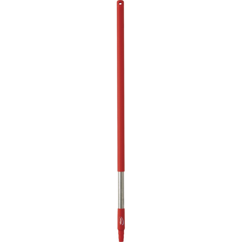 Manche inox Vikan, Ø31 mm, 1025 mm, Rouge - ref:29834